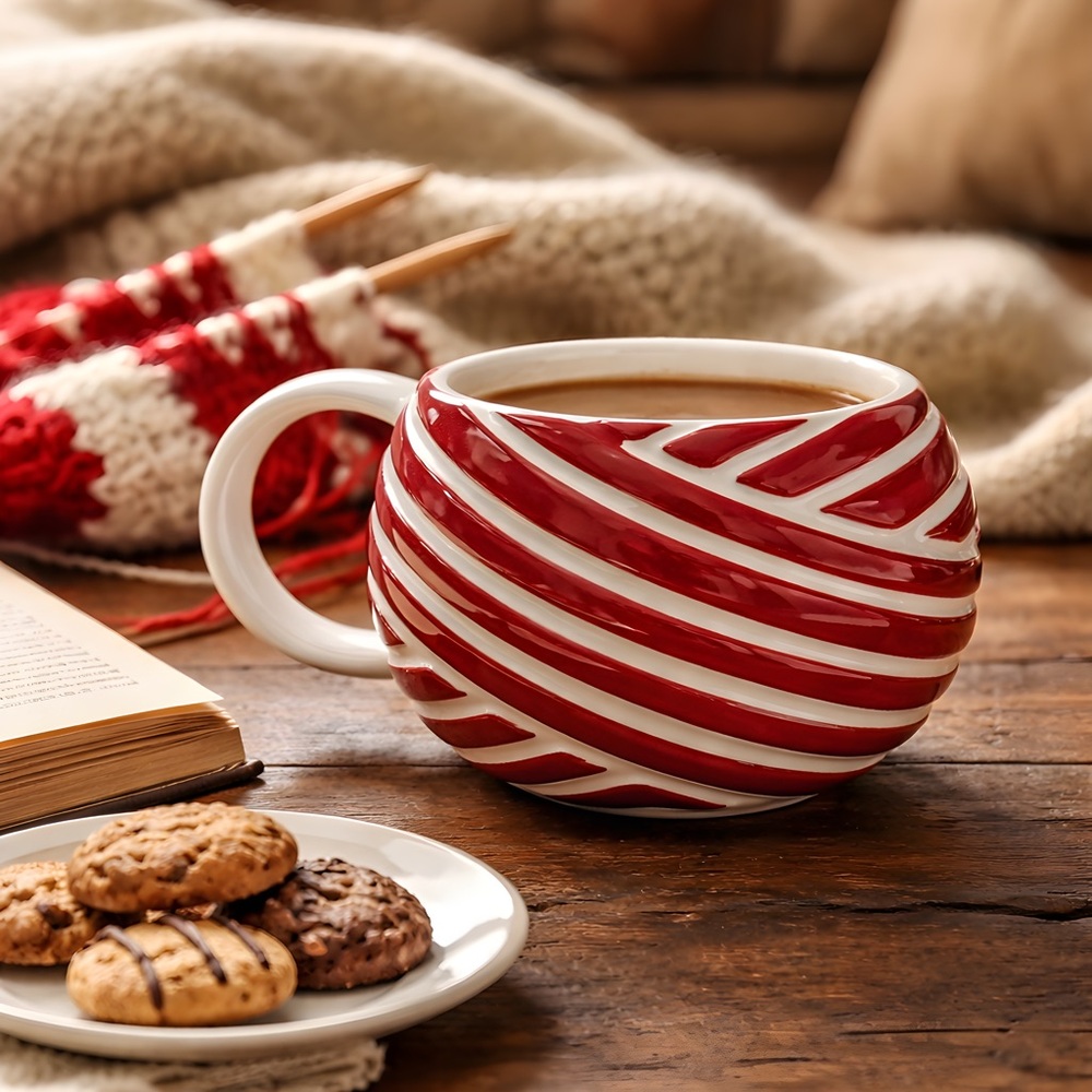 Starbucks 2013 Red & White Peppermint Stripe Mug